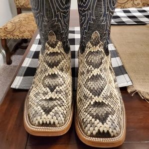 ANDERSON BEAN rattlesnake boots